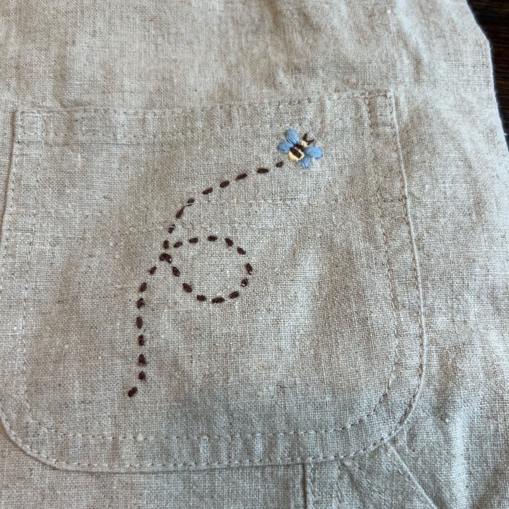 Linen Garden Overalls - Picture 4 of 7